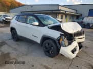 ✅ 2020 Jeep Compass Latitude • VIN: 3C4NJDBB4LT164884 • Lot: 90594805. Listed on Copart with 52,323 mi. Free auction sales archive from the USA and detailed vehicle history report at DreamBid. Image 4.