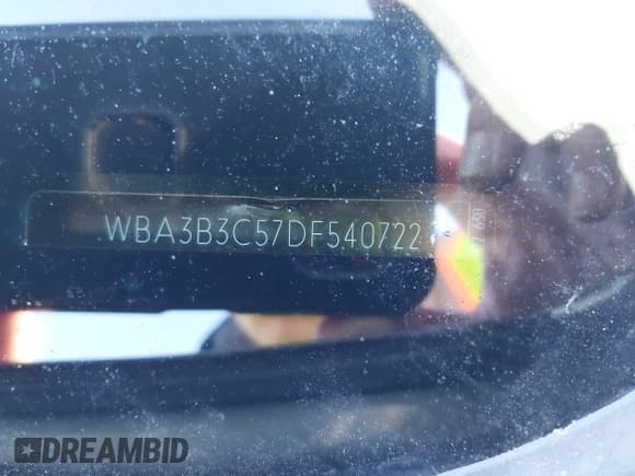 ✅ 2013 BMW 3 Series 328i xDrive • VIN: WBA3B3C57DF540722 • Lot: 43786251. Listed on IAAI with 87,207 mi. Free auction sales archive from the USA and detailed vehicle history report at DreamBid. Image 21.