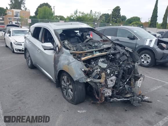 2015 Nissan Murano Platinum with VIN 5N1AZ2MG0FN236491, listed as a IAAI auction lot 42184104 with Not provided miles and . Bid and sale history available at DreamBid. Image 6.