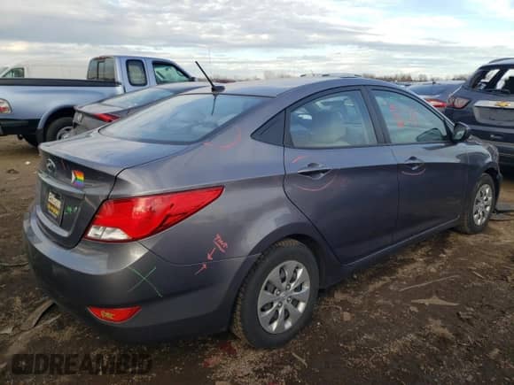 2015 Hyundai Accent GLS с VIN KMHCT4AE8FU933048, выставлен на аукционе Copart как лот 43596543 с пробегом 58 666 миль миль и . История ставок и продаж доступна на DreamBid. Изображение 3.