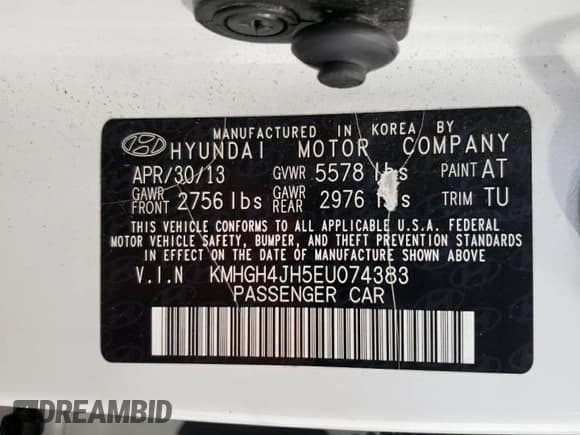 ✅ 2014 Hyundai Equus Signature • VIN: KMHGH4JH5EU074383 • Lot: 82562515. Listed on Copart with 140,544 mi. Free auction sales archive from the USA and detailed vehicle history report at DreamBid. Image 13.