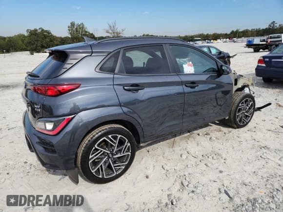 ✅ 2023 Hyundai Kona N Line • VIN: KM8K3CA34PU937281 • Лот: 87404835. Опубликован ранее на Copart с пробегом 33 978 миль. Бесплатный доступ к архиву аукционных продаж из США и подробный отчёт об истории автомобиля на DreamBid. Изображение 3.