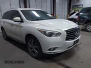 ✅ 2014 Infiniti QX60 • VIN: 5N1AL0MN7EC555322 • Lot: 41838736. Listed on IAAI with 125,723 mi. Free auction sales archive from the USA and detailed vehicle history report at DreamBid. Image 1.