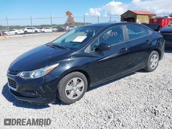 2018 Chevrolet Cruze LS with VIN 1G1BC5SM9J7216864, listed as a IAAI auction lot 43209743 with 144,679 mi miles and . Bid and sale history available at DreamBid. Image 2.