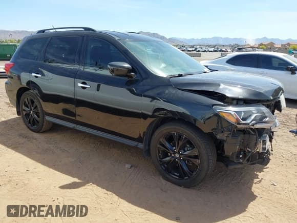 ✅ 2018 Nissan Pathfinder S • VIN: 5N1DR2MN7JC647693 • Лот: 42150728. Опубликован ранее на IAAI с пробегом 155 503 миль. Бесплатный доступ к архиву аукционных продаж из США и подробный отчёт об истории автомобиля на DreamBid. Изображение 1.