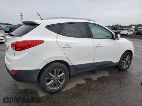 2015 Hyundai Tucson SE z VIN KM8JU3AG5FU983373, wystawiony jako Copart lot #48801914 z przebiegiem 151 803 mil mil oraz . Historia ofert i sprzedaży dostępna na DreamBid. Obrazek 3.