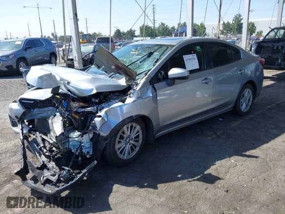 2017 Subaru Impreza Premium с VIN 4S3GKAD6XH3616084, выставлен на аукционе IAAI как лот 43385156 с пробегом Не указан миль и . История ставок и продаж доступна на DreamBid. Изображение 2.