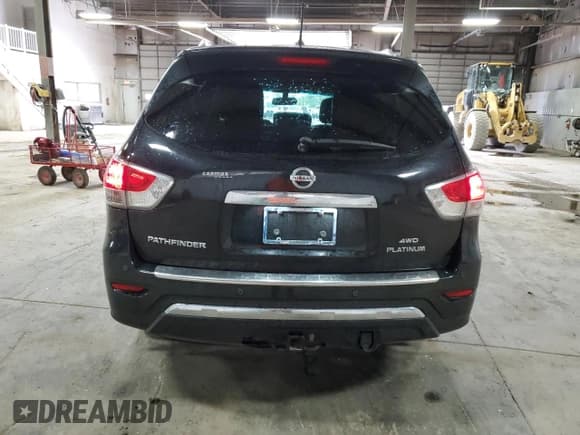 ✅ 2015 Nissan Pathfinder Platinum • VIN: 5N1AR2MM6FC702457 • Lot: 55302175. Listed on Copart with 132,255 mi. Free auction sales archive from the USA and detailed vehicle history report at DreamBid. Image 6.