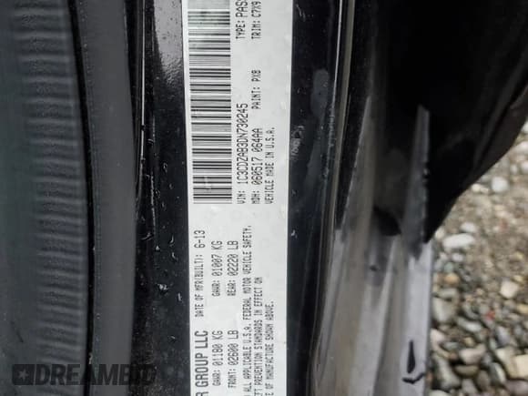 ✅ 2013 Dodge Avenger SE • VIN: 1C3CDZAB3DN730245 • Лот: 76579464. Опубликован ранее на Copart с пробегом 101 117 миль. Бесплатный доступ к архиву аукционных продаж из США и подробный отчёт об истории автомобиля на DreamBid. Изображение 14.