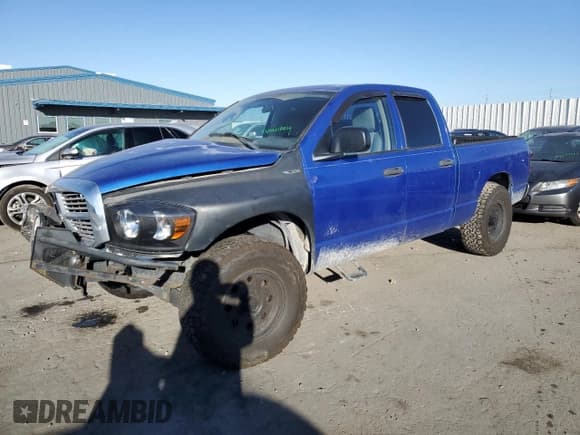 ✅ 2007 Dodge 1500 SLT • VIN: 1D7HA18297J618441 • Лот: 74041704. Опубликован ранее на Copart с пробегом 178 989 миль. Бесплатный доступ к архиву аукционных продаж из США и подробный отчёт об истории автомобиля на DreamBid. Изображение 1.