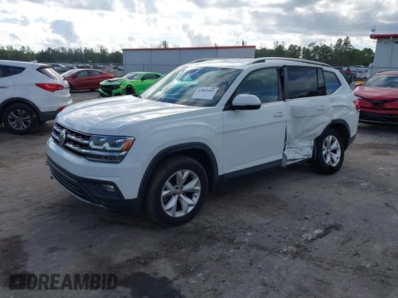 ✅ 2019 Volkswagen Atlas SE • VIN: 1V2DR2CA7KC594707 • Lot: 43801405. Listed on IAAI with 133,324 mi. Free auction sales archive from the USA and detailed vehicle history report at DreamBid. Image 2.