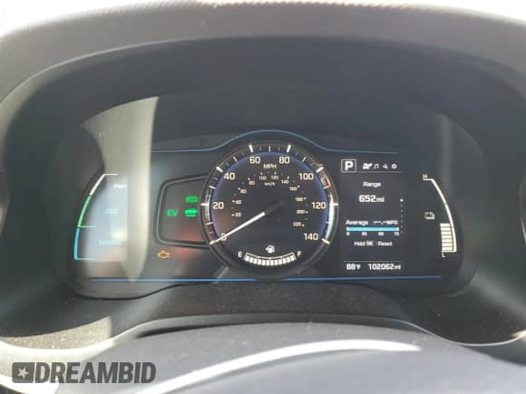 2019 Hyundai Ioniq Blue с VIN KMHC65LC4KU118543, выставлен на аукционе Copart как лот 78329614 с пробегом 102 062 миль миль и На запчасти • Non repairable. История ставок и продаж доступна на DreamBid. Изображение 9.
