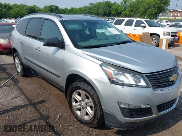 ✅ 2017 Chevrolet Traverse LS • VIN: 1GNKRFED5HJ308887 • Лот: 42456036. Опубликован ранее на IAAI с пробегом Не указан. Бесплатный доступ к архиву аукционных продаж из США и подробный отчёт об истории автомобиля на DreamBid. Изображение 1.