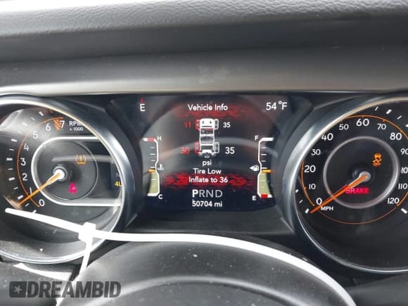 ✅ 2022 Jeep Wrangler Unlimited Sport S • VIN: 1C4HJXDG6NW180234 • Lot: 41908743. Listed on IAAI with 50,704 mi. Free auction sales archive from the USA and detailed vehicle history report at DreamBid. Image 7.