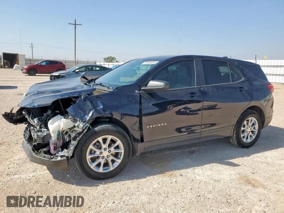 ✅ 2020 Chevrolet Equinox LS • VIN: 3GNAXHEV2LS679874 • Lot: 58450245. Listed on Copart with 40,571 mi. Free auction sales archive from the USA and detailed vehicle history report at DreamBid. Image 1.