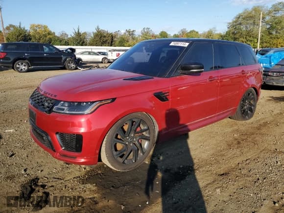✅ 2018 Land Rover Range Rover Sport HSE Dynamic • VIN: SALWV2SV8JA810934 • Lot: 74897114. Listed on Copart with 58,744 mi. Free auction sales archive from the USA and detailed vehicle history report at DreamBid. Image 1.