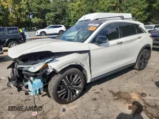 ✅ 2021 Infiniti QX50 Luxe • VIN: 3PCAJ5BB8MF120732 • Lot: 81575845. Listed on Copart with 58,128 mi. Free auction sales archive from the USA and detailed vehicle history report at DreamBid. Image 1.
