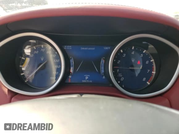 ✅ 2019 Maserati Ghibli S GranLusso • VIN: ZAM57YSL2K1320159 • Лот: 70857674. Опубликован ранее на Copart с пробегом 56 678 миль. Бесплатный доступ к архиву аукционных продаж из США и подробный отчёт об истории автомобиля на DreamBid. Изображение 9.