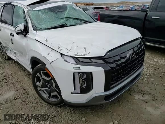 ✅ 2023 Hyundai Palisade Limited • VIN: KM8R5DGE8PU565886 • Лот: 45995605. Опубликован ранее на Copart с пробегом 19 462 миль. Бесплатный доступ к архиву аукционных продаж из США и подробный отчёт об истории автомобиля на DreamBid. Изображение 12.