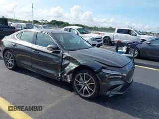 ✅ 2025 Genesis G70 2.5T • VIN: KMTG34SC3SU147642 • Lot: 42380570. Listed on IAAI with 3,015 mi. Free auction sales archive from the USA and detailed vehicle history report at DreamBid. Image 1.