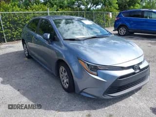 ✅ 2024 Toyota Corolla LE • VIN: 5YFB4MDE7RP172474 • Lot: 43366253. Listed on IAAI with 29,382 mi. Free auction sales archive from the USA and detailed vehicle history report at DreamBid. Image 1.