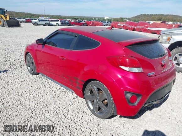 ✅ 2015 Hyundai Veloster Turbo R-Spec • VIN: KMHTC6AE2FU241010 • Lot: 43620094. Listed on IAAI with 90,940 mi. Free auction sales archive from the USA and detailed vehicle history report at DreamBid. Image 3.