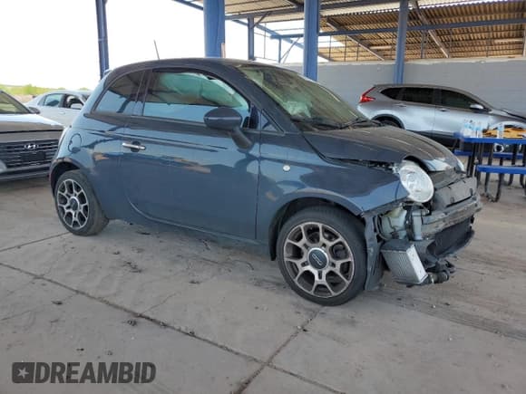 ✅ 2018 FIAT 500 Pop • VIN: 3C3CFFKH2JT425794 • Lot: 64994215. Listed on Copart with 62,287 mi. Free auction sales archive from the USA and detailed vehicle history report at DreamBid. Image 4.