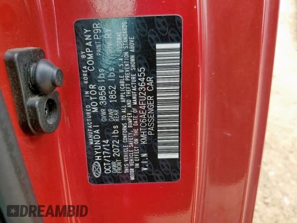 ✅ 2015 Hyundai Veloster Turbo • VIN: KMHTC6AE4FU236455 • Lot: 63483755. Wystawiony na Copart z przebiegiem 110 607 mil. Bezpłatny archiwum sprzedaży aukcyjnych z USA i szczegółowy raport historii pojazdu na DreamBid. Zdjęcie 12.