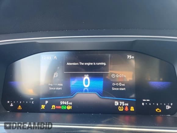 ✅ 2024 Volkswagen Tiguan S • VIN: 3VVFB7AX8RM165525 • Lot: 93033285. Listed on Copart with 5,945 mi. Free auction sales archive from the USA and detailed vehicle history report at DreamBid. Image 9.