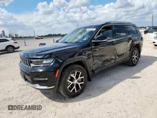 2023 Jeep Grand Cherokee Limited with VIN 1C4RJKBG3P8851974, listed as a Copart auction lot 71017195 with 45,406 mi miles and Salvage title. Bid and sale history available at DreamBid. Image 1.