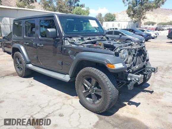 ✅ 2021 Jeep Wrangler Unlimited Sport S • VIN: 1C4HJXDN4MW596523 • Лот: 43094668. Опубликован ранее на IAAI с пробегом 128 511 миль. Бесплатный доступ к архиву аукционных продаж из США и подробный отчёт об истории автомобиля на DreamBid. Изображение 1.