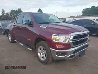 2020 Ram 1500 Big Horn with VIN 1C6SRFBT6LN125026, listed as a IAAI auction lot 43127444 with 140,571 mi miles and . Bid and sale history available at DreamBid. Image 1.