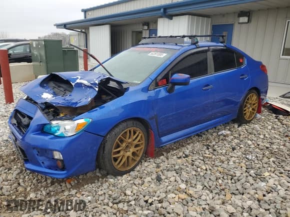 ✅ 2015 Subaru WRX • VIN: JF1VA1A60F9833979 • Lot: 50391895. Listed on Copart with Not provided. Free auction sales archive from the USA and detailed vehicle history report at DreamBid. Image 1.