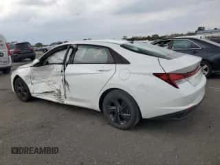 2021 Hyundai Elantra SEL with VIN 5NPLM4AG7MH021344, listed as a Copart auction lot 82106545 with Not provided miles and Salvage title. Bid and sale history available at DreamBid. Image 2.