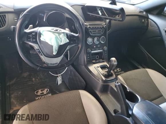 2014 Hyundai Genesis Coupe R-Spec with VIN KMHHT6KD0EU114928, listed as a Copart auction lot 49575295 with 114,974 mi miles and Salvage title. Bid and sale history available at DreamBid. Image 8.