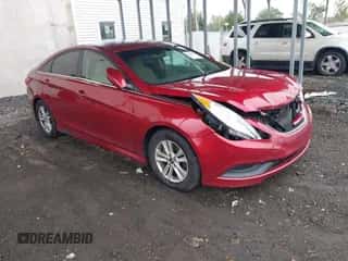 2014 Hyundai Sonata GLS with VIN 5NPEB4AC3EH944594, listed as a IAAI auction lot 43434252 with 93,134 mi miles and . Bid and sale history available at DreamBid. Image 1.