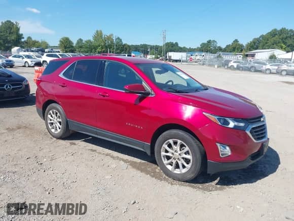 2020 Chevrolet Equinox LT with VIN 3GNAXKEV9LS523943, listed as a IAAI auction lot 43112523 with 67,781 mi miles and . Bid and sale history available at DreamBid. Image 1.