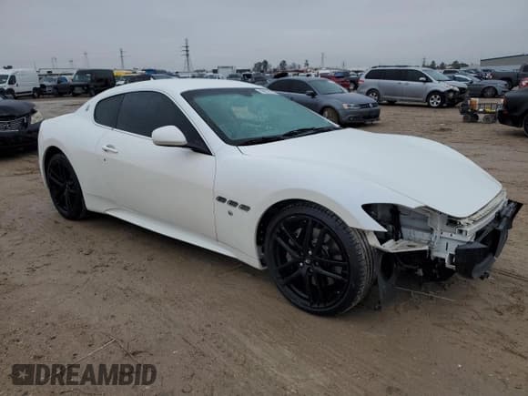 ✅ 2018 Maserati GranTurismo Sport • VIN: ZAM45VLA0J0271240 • Lot: 88997525. Listed on Copart with 22,449 mi. Free auction sales archive from the USA and detailed vehicle history report at DreamBid. Image 4.