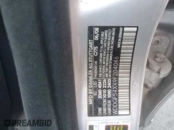 ✅ 2009 Mercedes-Benz C 300 Sport • VIN: WDDGF54XX9F204046 • Лот: 91350015. Опубликован ранее на Copart с пробегом 192 553 миль. Бесплатный доступ к архиву аукционных продаж из США и подробный отчёт об истории автомобиля на DreamBid. Изображение 12.