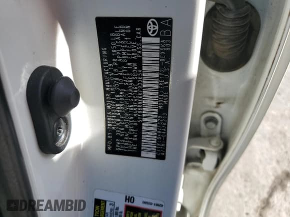 ✅ 2019 Toyota Corolla L • VIN: 5YFBURHE6KP933654 • Lot: 68666605. Listed on Copart with 71,970 mi. Free auction sales archive from the USA and detailed vehicle history report at DreamBid. Image 12.