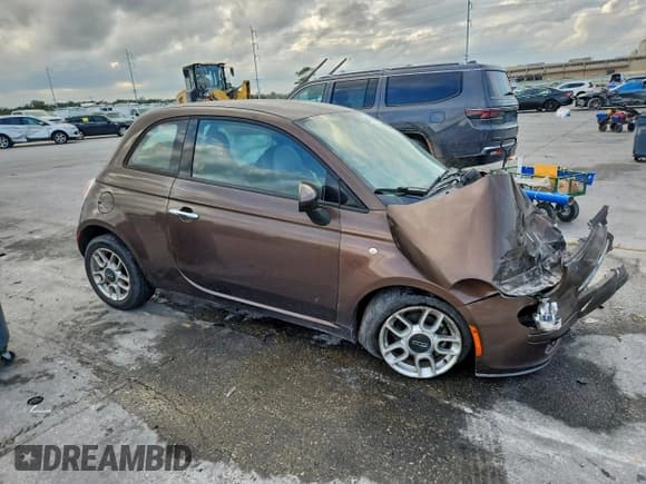 ✅ 2014 FIAT 500 Pop • VIN: 3C3CFFAR6ET205283 • Lot: 94182375. Listed on Copart with Not provided. Free auction sales archive from the USA and detailed vehicle history report at DreamBid. Image 4.