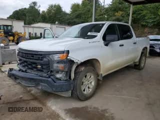 2022 Chevrolet Silverado 1500 Work Truck z VIN 1GCPDAEK5NZ622423, wystawiony jako Copart lot #70894445 z przebiegiem Nie podano mil oraz Szkoda całkowita • Salvage title. Historia ofert i sprzedaży dostępna na DreamBid. Obrazek 1.