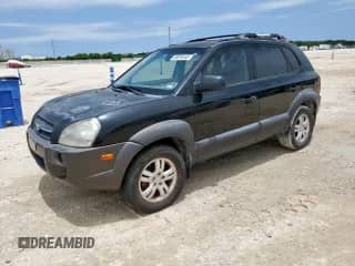 2007 Hyundai Tucson SE with VIN KM8JN12DX7U575099, listed as a Copart auction lot 58619445 with 169,857 mi miles and Clean title. Bid and sale history available at DreamBid. Image 1.
