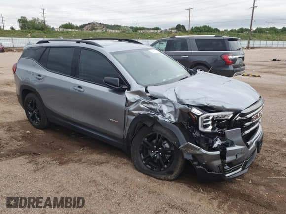 ✅ 2024 GMC Terrain AT4 • VIN: 3GKALYEG1RL166130 • Lot: 59557515. Listed on Copart with 15,319 mi. Free auction sales archive from the USA and detailed vehicle history report at DreamBid. Image 4.