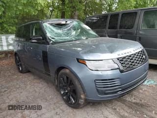 ✅ 2019 Land Rover Range Rover • VIN: SALGS2RE5KA516721 • Lot: 42081181. Listed on IAAI with 120,147 mi. Free auction sales archive from the USA and detailed vehicle history report at DreamBid. Image 1.