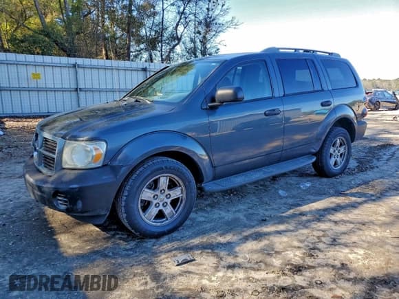 ✅ 2007 Dodge Durango SXT • VIN: 1D8HD38P97F583137 • Lot: 96306105. Listed on Copart with 208,953 mi. Free auction sales archive from the USA and detailed vehicle history report at DreamBid. Image 1.