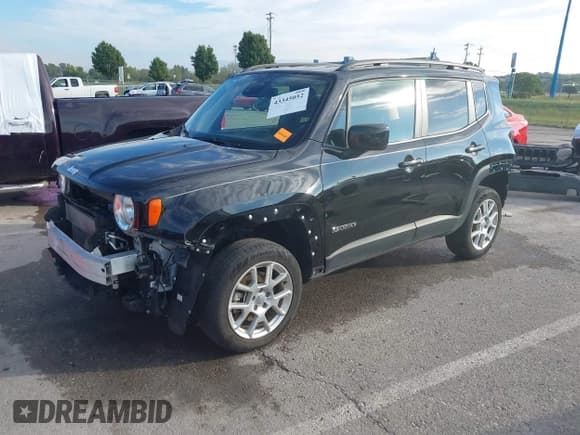 ✅ 2021 Jeep Renegade Latitude • VIN: ZACNJDBB9MPN34989 • Lot: 43345052. Wystawiony na IAAI z przebiegiem 53 668 mil. Bezpłatny archiwum sprzedaży aukcyjnych z USA i szczegółowy raport historii pojazdu na DreamBid. Zdjęcie 2.