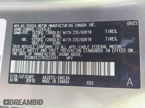 ✅ 2024 Lexus NX 350h • VIN: 2T2AKCEZ7RC023491 • Lot: 42793602. Wystawiony na IAAI z przebiegiem 13 537 mil. Bezpłatny archiwum sprzedaży aukcyjnych z USA i szczegółowy raport historii pojazdu na DreamBid. Zdjęcie 9.