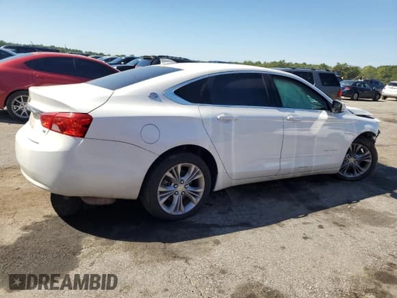 ✅ 2015 Chevrolet Impala LT • VIN: 1G1125S32FU121710 • Лот: 70027974. Опубликован ранее на Copart с пробегом Не указан. Бесплатный доступ к архиву аукционных продаж из США и подробный отчёт об истории автомобиля на DreamBid. Изображение 3.