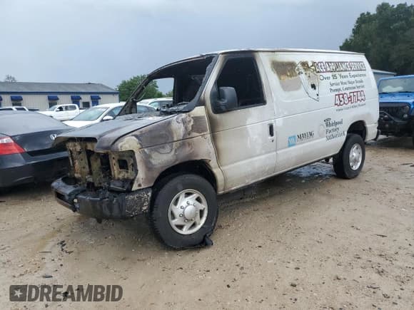 ✅ 2013 Ford Econoline Cargo Commercial • VIN: 1FTNE2EWXDDA04524 • Lot: 58732145. Listed on Copart with Not provided. Free auction sales archive from the USA and detailed vehicle history report at DreamBid. Image 1.